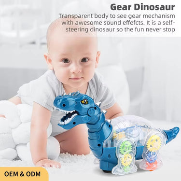 GEAR DINOSAUR WITH LIGHT & SOUND